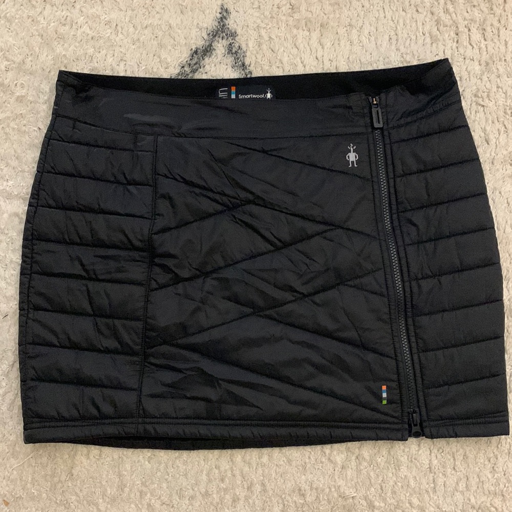 Smartwool quilted wool lined skirt